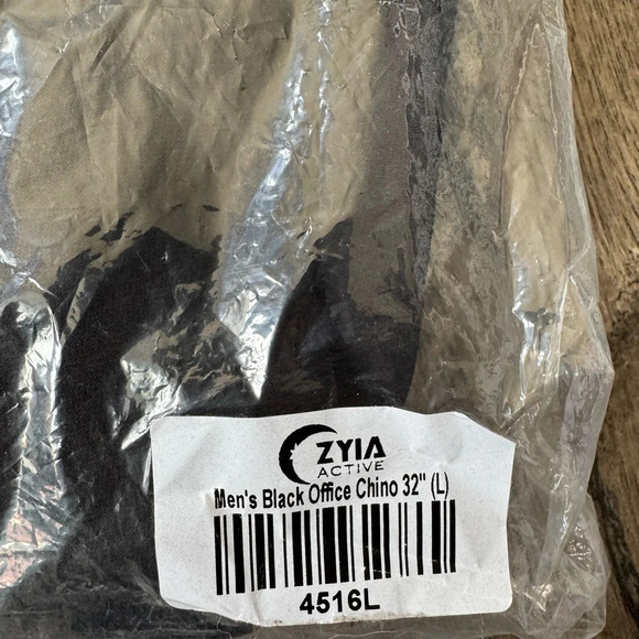 Zyia Men's Black Office Chinos NWT - Picture 12 of 12
